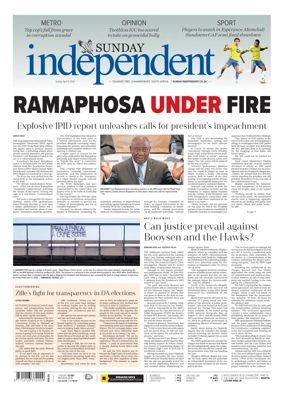 Cover of The Sunday Independent
