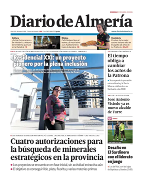 Cover of Diario de Almeria
