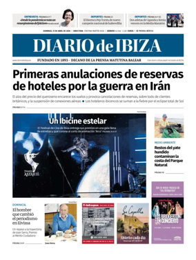 Cover of Diario de Ibiza