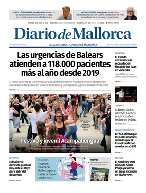 Cover of Diario de Mallorca