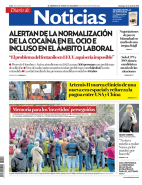 Cover of Diario de Noticias (Spain)