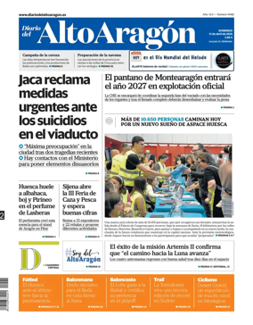 Cover of Diario del Alto Aragon
