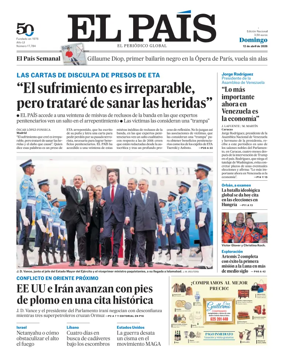 Cover of El Pais (Galicia)