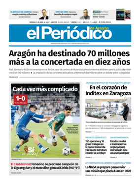 Cover of El Periodico Aragon