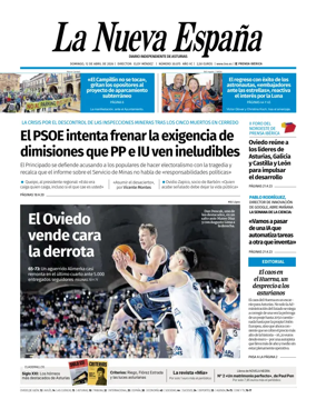 Cover of La Nueva Espana (Oviedo)