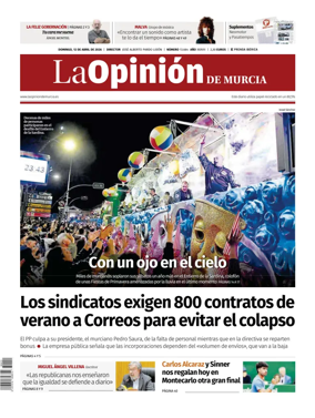 Cover of La Opinion de Murcia