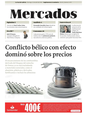 Cover of La Voz de Galicia (Pontevedra) - Mercados