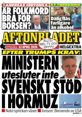 Cover of Aftonbladet