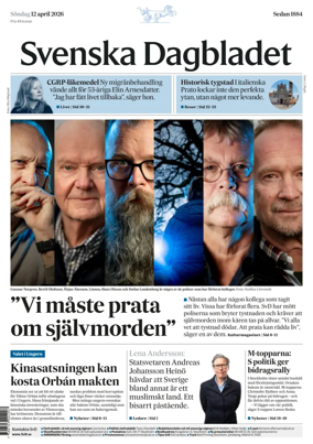 Cover of Svenska Dagbladet