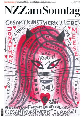 Cover of Neue Zurcher Zeitung Sunday