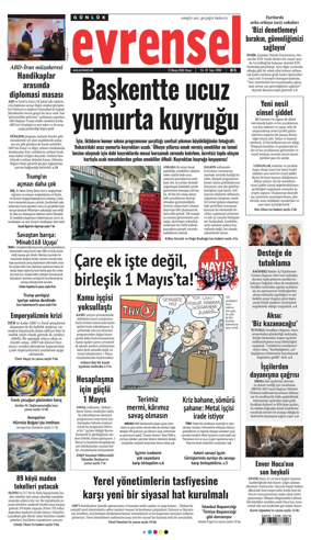 Cover of Evrensel Gazetesi