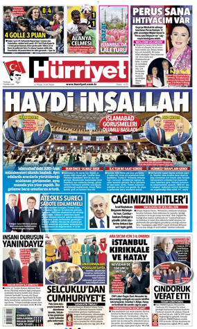 Cover of Hurriyet