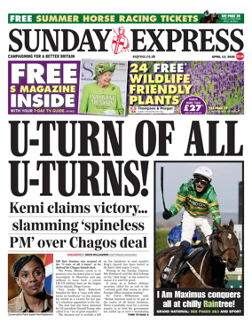 Cover of Sunday Express