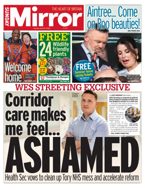 Cover of Sunday Mirror