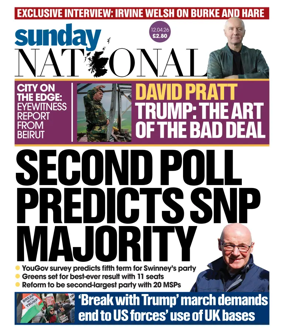 Cover of The National (Scotland)