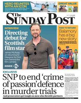 Cover of The Sunday Post (Newcastle)