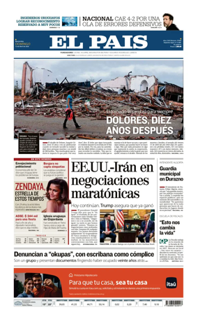 Cover of El Pais (Uruguay)