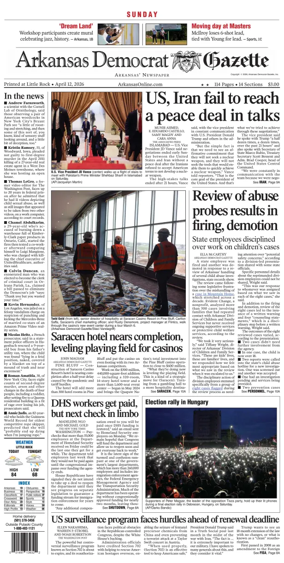 Cover of Arkansas Democrat-Gazette