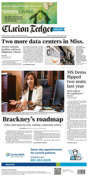 Cover of Clarion Ledger