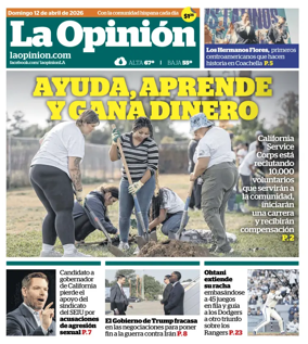Cover of La Opinion