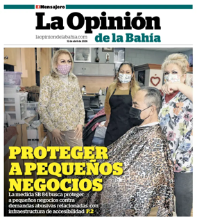 Cover of La Opinion de la Bahia