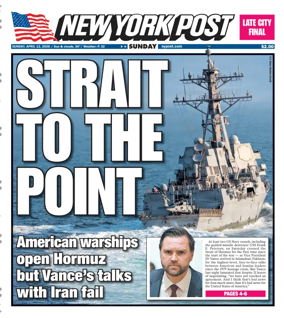 Cover of New York Post