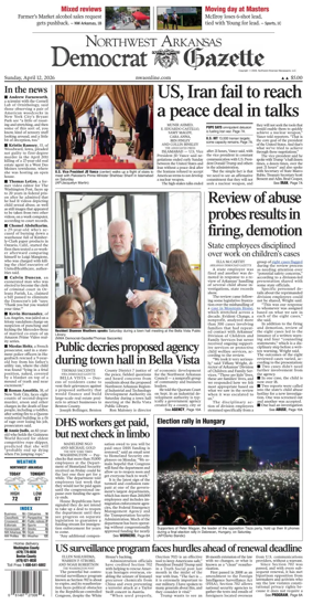 Cover of Northwest Arkansas Democrat-Gazette