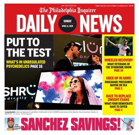 Cover of Philadelphia Daily News