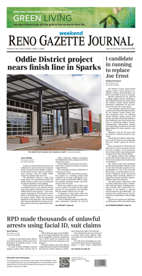 Cover of Reno Gazette Journal