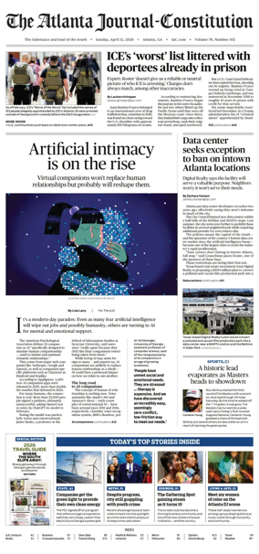 Cover of The Atlanta Journal-Constitution