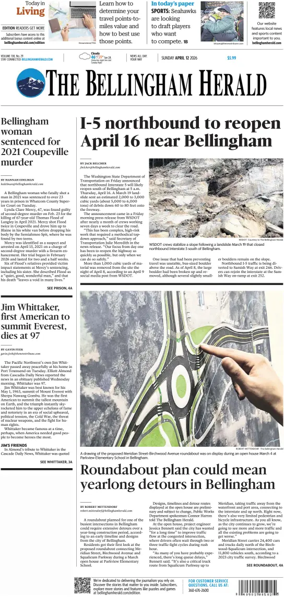 Cover of The Bellingham Herald (Sunday)