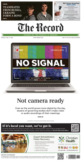 Cover of The Bergen Record