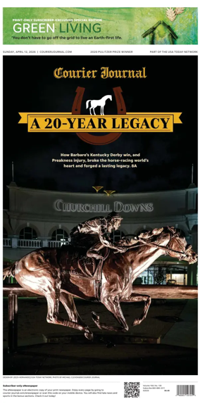 Cover of The Courier-Journal (Louisville)