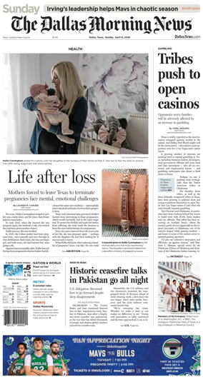 Cover of The Dallas Morning News