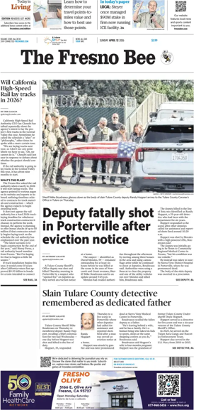 Cover of The Fresno Bee (Sunday)
