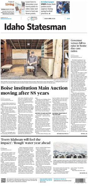 Cover of The Idaho Statesman (Sunday)