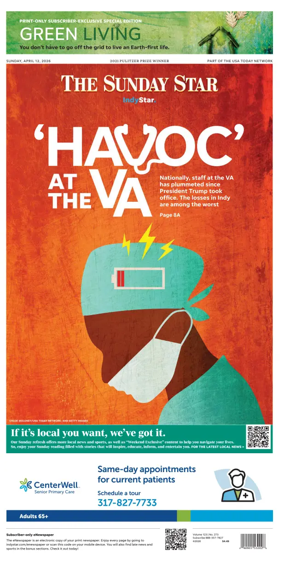 Cover of The Indianapolis Star