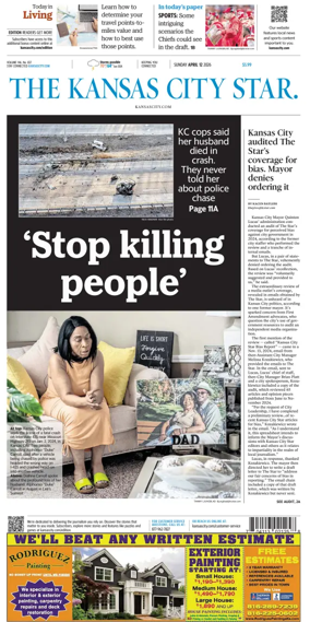 Cover of The Kansas City Star (Sunday)