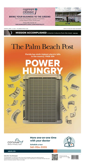 Cover of The Palm Beach Post
