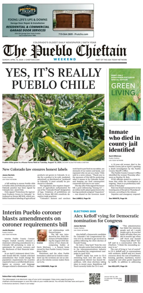 Cover of The Pueblo Chieftain