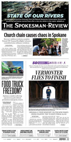 Cover of The Spokesman-Review (Spokane)