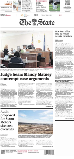 Cover of The State (Sunday)
