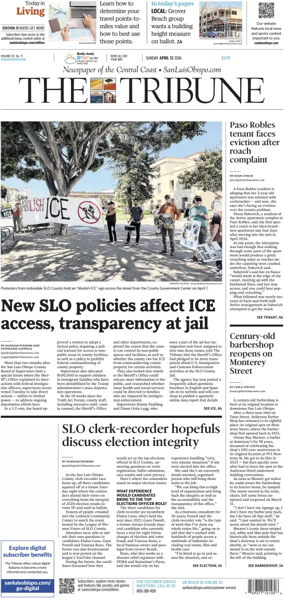 Cover of The Tribune (SLO) (Sunday)