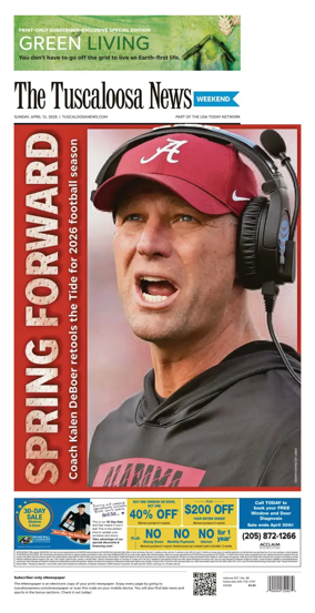 Cover of The Tuscaloosa News