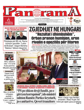 Cover of Panorama (Albania)