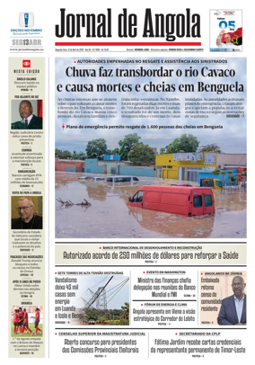 Cover of Jornal de Angola