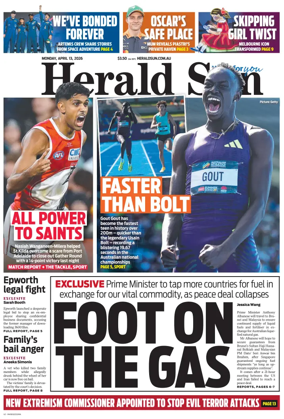 Cover of Herald Sun