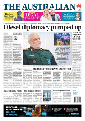 Cover of The Australian