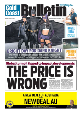 Cover of The Gold Coast Bulletin