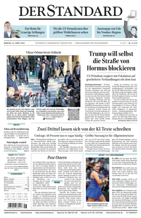 Cover of Der Standard